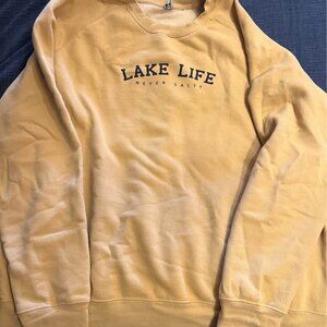 Lake Life Crewneck Sweater Oversized